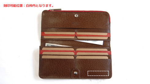 ゴート Lファスナー長財布