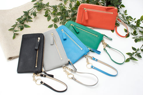 シュリンク ストラップ付長財布