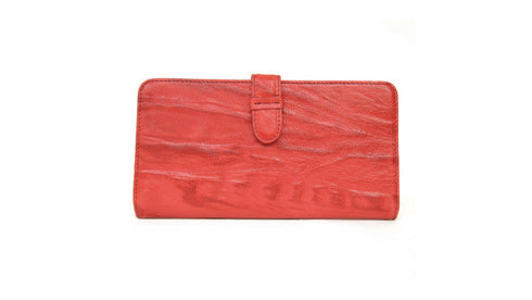 ゴート ファスナー付二つ折れ長財布