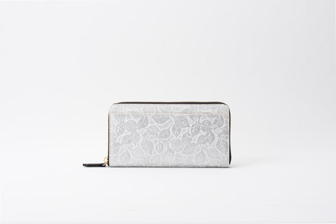 リーフ ファスナー付長財布