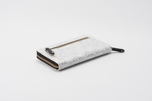 リーフ ファスナー付長財布