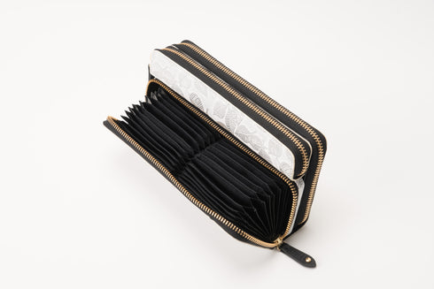 リーフ 3Wayファスナー付長財布