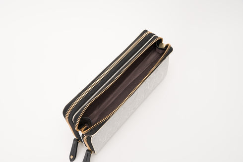 リーフ 3Wayファスナー付長財布