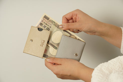 シュリンク 二つ折れミニ財布