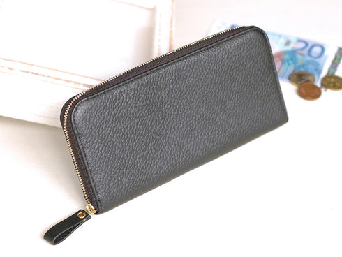 シュリンク 三方ファスナー長財布