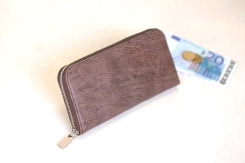 ゴート 三方ファスナー長財布