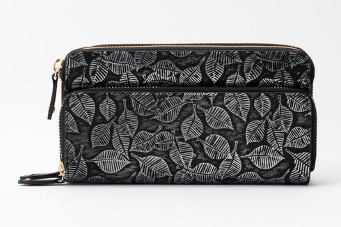 リーフ 3Wayファスナー付長財布