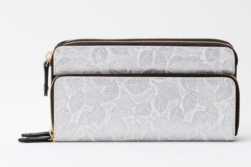 リーフ 3Wayファスナー付長財布