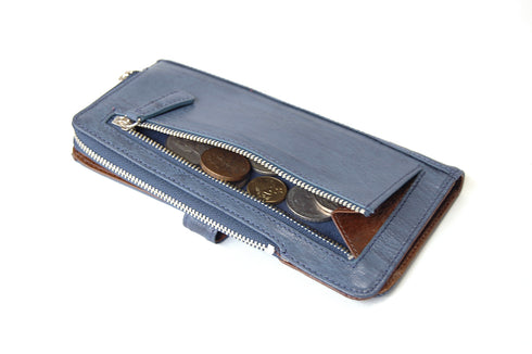 ゴート ファスナー付二つ折れ長財布