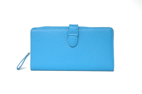 シュリンク ファスナー付二つ折れ長財布