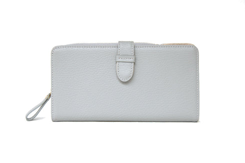 シュリンク ファスナー付二つ折れ長財布