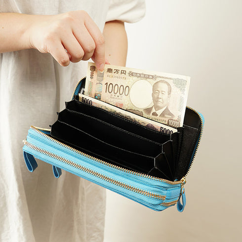 シュリンク 3Wayファスナー付長財布