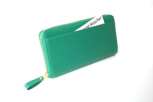 シュリンク ファスナー付長財布