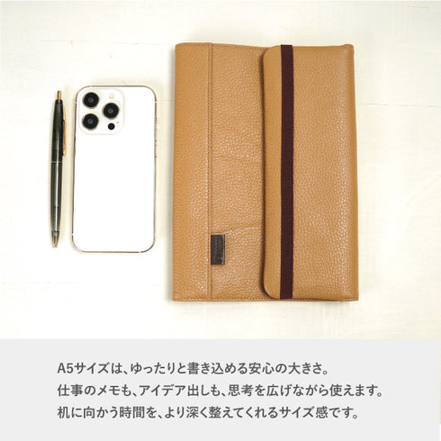 日本製 本革A5手帳カバー(ノートカバー)